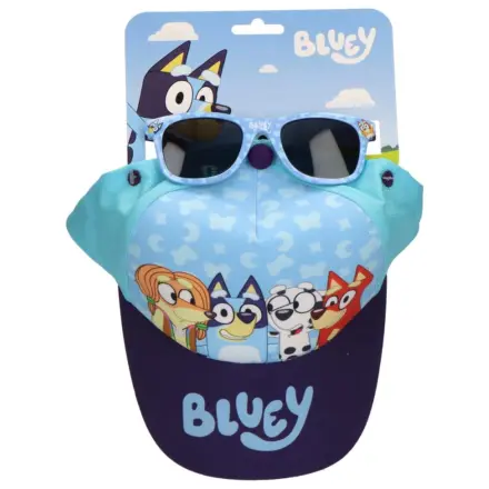 Bluey Blue Team Set slunečních brýlí a baseballové čepice fotografii produktu