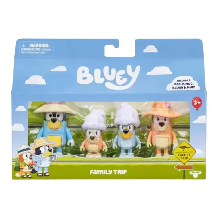 Bluey Family Trip balení 4 figurky fotografii produktu