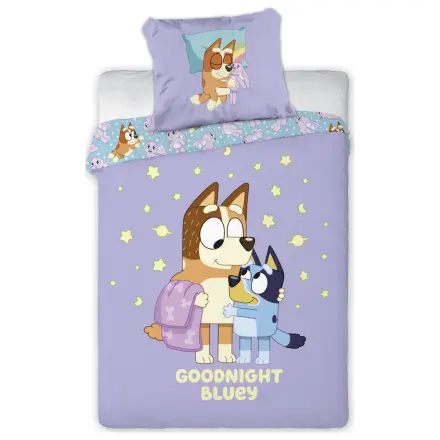 Bluey Goodnight dětský, školkový povlak na přikrývku set fotografii produktu