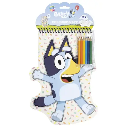 Bluey Sada omalovánek Happy Shape se samolepkami a pastelkami fotografii produktu
