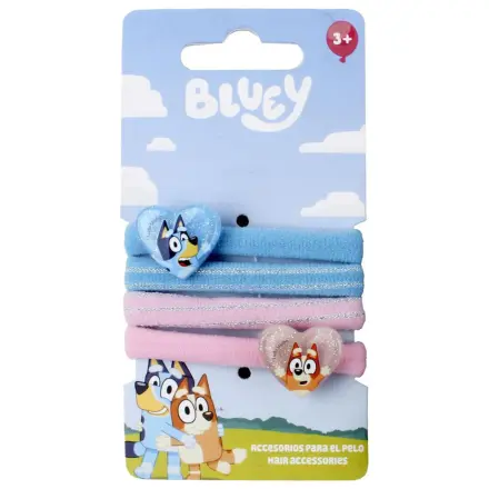 Bluey Srdce gumičky do vlasů sada 4 kusů fotografii produktu