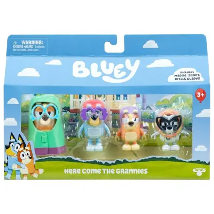 Bluey Here Come The Grannies balení 4 figurek fotografii produktu
