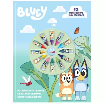 Bluey Zápisník a 12 mini pastelek fotografii produktu
