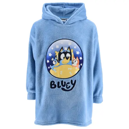 Bluey Stars Nosicí plyšová flísová deka, pončo 3/5 let fotografii produktu