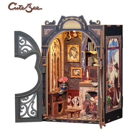 Book Nook Count Cat's Study 17 x 12 cm fotografii produktu