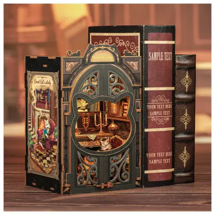 Sada do knihovny BOOK NOOK KIT DIY Cat's Study (108 ks) + LED světlo fotografii produktu