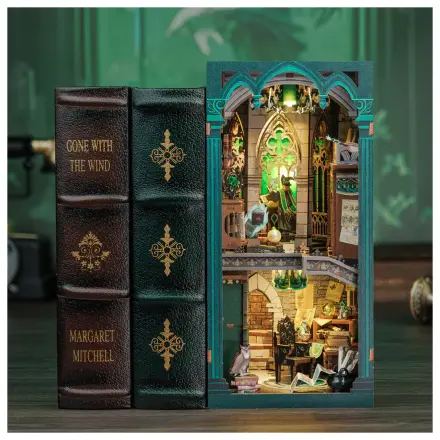 BOOK NOOK KIT DIY Darkness Common Room 150db + LED Light konstrukční sada fotografii produktu