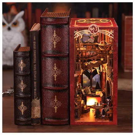 Book Nook Kit DIY Flame Common Room 226db + LED světlo stavebnice fotografii produktu