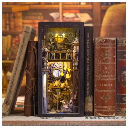 BOOK NOOK KIT DIY Nebula Common Room 350dílná + LED světelná stavebnice fotografii produktu