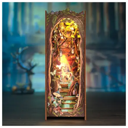 Book Nook Kit DIY The Grace of the Forest 89 ks + LED světlo fotografii produktu