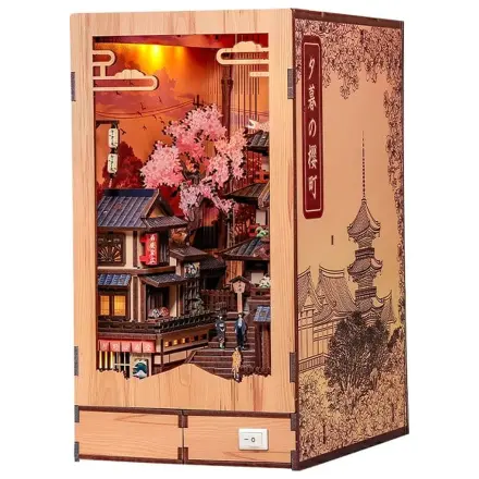 Book Nook Twilight Sakura Path 23 x 12 cm fotografii produktu