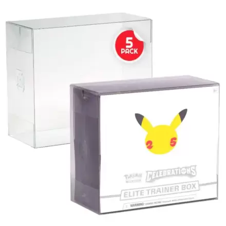 PET chrániče na Booster Boxy / Elite Trainer Boxy Ver. 2, 5 kusů fotografii produktu