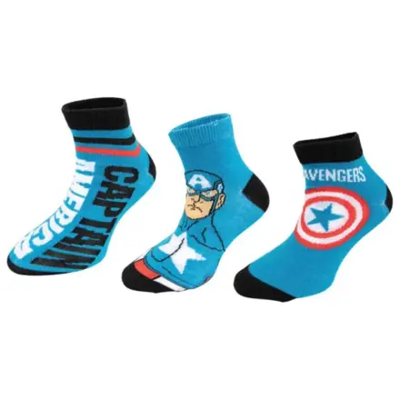 Avengers Captain America dětské tajné ponožky 31/34 fotografii produktu