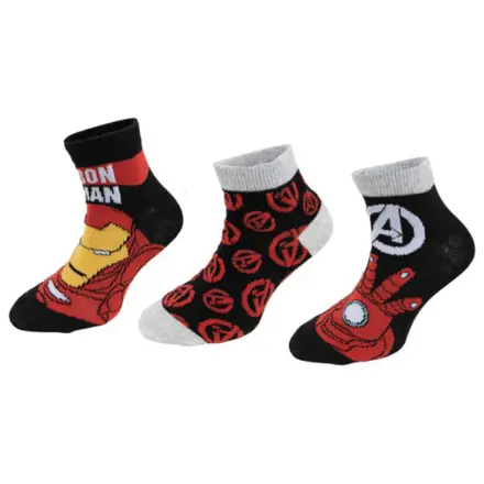 Avengers Iron Man dětské tajné ponožky 27/30 fotografii produktu