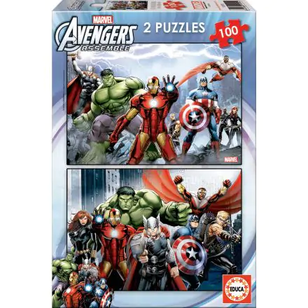 Marvel Avengers puzzle 2x100 dílků termékfotója