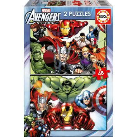 Marvel Avengers puzzle 2x48 dílků termékfotója