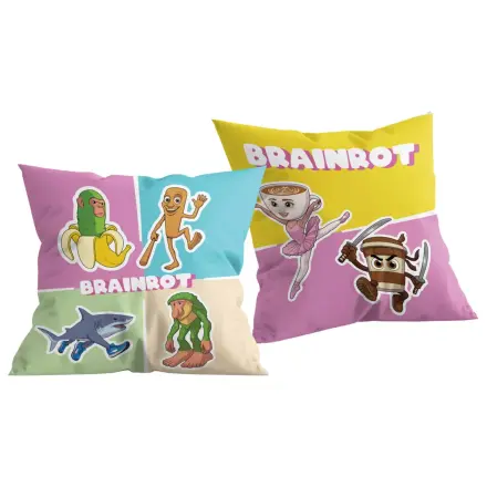 Brainrot Crazy Mix Polštář, dekorativní polštář 40x40 cm fotografii produktu