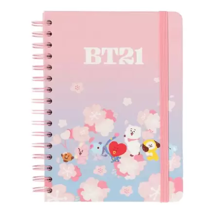 BT21 Sakura A5 zápisník termékfotója