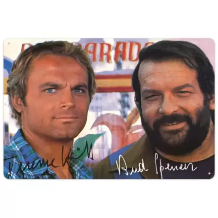 Bud Spencer & Terence Hill plechová cedule Autogramm 20 x 30 cm termékfotója