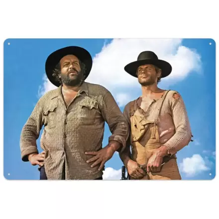 Bud Spencer & Terence Hill Plechová cedule Modrá obloha 20 x 30 cm termékfotója