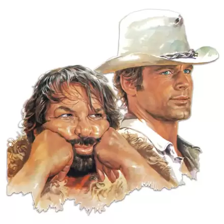 Bud Spencer & Terence Hill 3D plechová cedule Bud & Terence 45 x 45 cm termékfotója