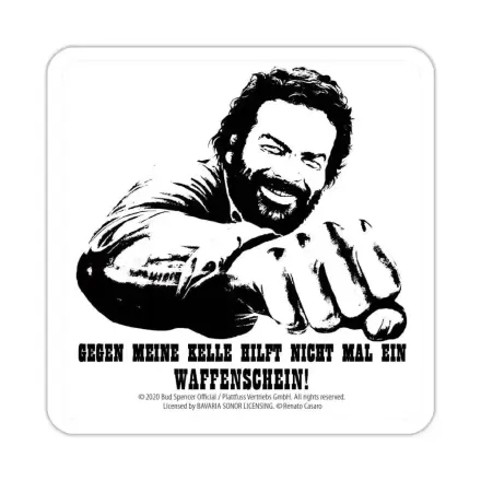Bud Spencer Tin coasters Kelle 10 x 10 cm Plechové tácky fotografii produktu