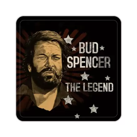 Bud Spencer Tin coasters The Legend 10 x 10 cm Plechové podtácky fotografii produktu