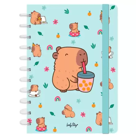Zápisník A4 Capibara Bubble Tea fotografii produktu