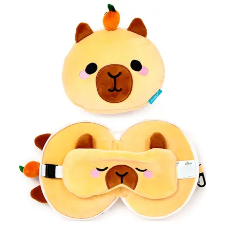 Capibara Duke Relaxeazzz cestovní polštář maska na oči fotografii produktu