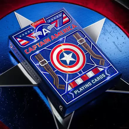 Captain America Hrací karty Patriotic Design fotografii produktu