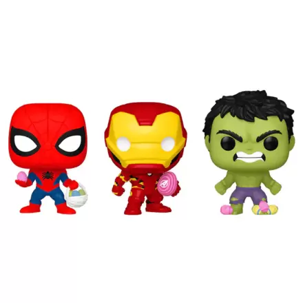 Mrkvový kapesní POP blistr 3 figurky Marvel Spiderman Hulk Iron Man termékfotója