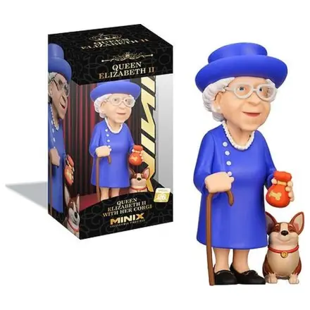 Celebrity Queen Elizabeth II s jejím Corgi Figurkou Minix 12cm fotografii produktu