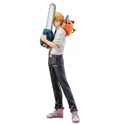 Chainsaw Man Luminasta PVC socha 1/7 Denji & Pochita 24 cm termékfotója