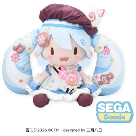 Character Vocal Series 01: Hatsune Miku Fuwa Petit plyšová figurka Snow Miku 2026 Dodeka Jumbo 50 cm fotografii produktu