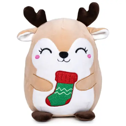 Vánoční sob, měkký plyšový hračka 24 cm fotografii produktu