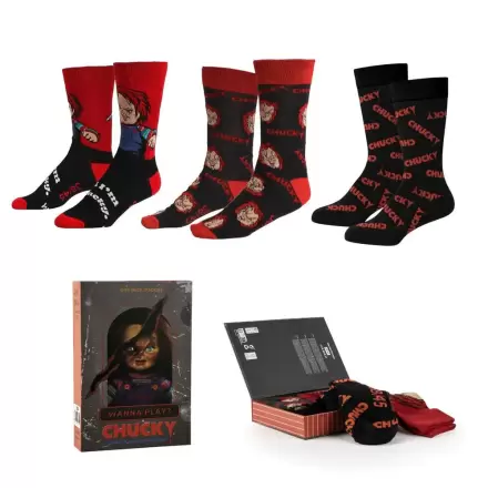 Chucky pack 3 dospělé ponožky fotografii produktu