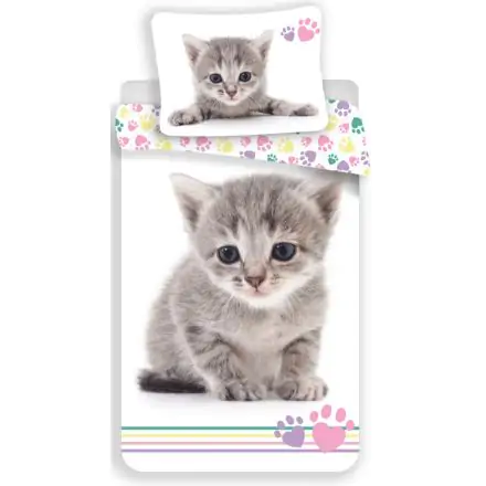 Sada povlečení s kočičím motivem 140x200cm, 70x90cm fotografii produktu