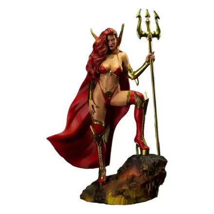 Coffin Comics socha 1/5 Lady Satanus 43 cm fotografii produktu