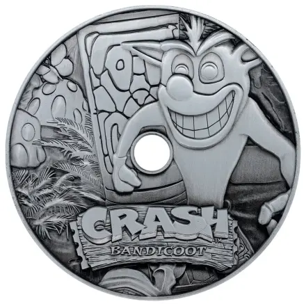 Crash Bandicoot replika kovové CD-ROM sběratelské limitované edice 11 cm fotografii produktu