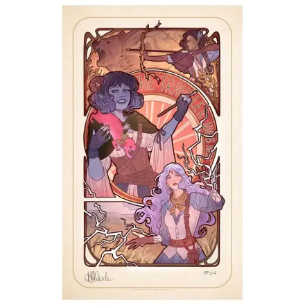 Critical Role Umělecký tisk Laura Bailey: 10th Anniversary Art Nouveau Illustrations 46 x 28 cm - nezarámováno fotografii produktu