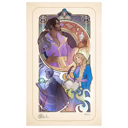 Critical Role Art Print Matthew Mercer: 10th Anniversary Art Nouveau Illustrations 46 x 28 cm - nezarámovaný fotografii produktu
