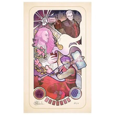 Critical Role Art Print Taliesin Jaffe: Ilustrace k 10. výročí secesního stylu 46 x 28 cm - nezarámované fotografii produktu