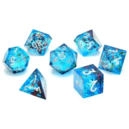 CritStones Liquid Core Dice Set Mermaid's Maelstrom fotografii produktu