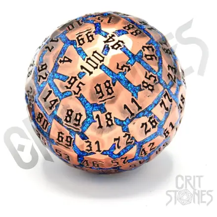 CritStones kovové kostky D100 Hextech Orb fotografii produktu