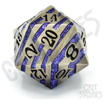 CritStones kovové kostky D20 Engraved Elder 3 cm fotografii produktu
