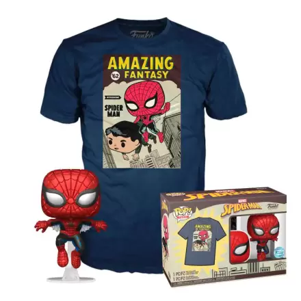 Marvel Spiderman Funko POP! & Tričko Box Komiksová obálka termékfotója