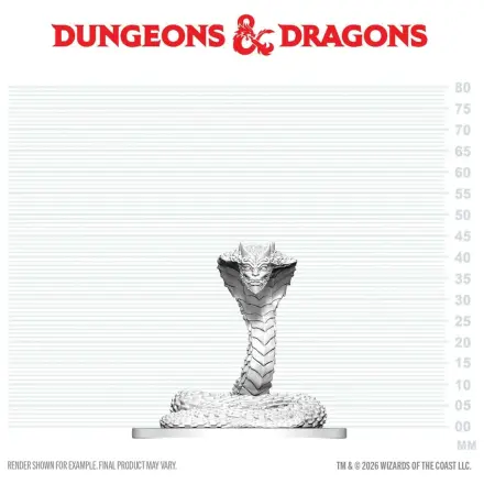 D&D Nolzur's Marvelous Miniatures Mini figurka Guardian Naga fotografii produktu