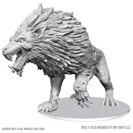 D&D Nolzur's Marvelous Miniatures nenabarvené miniatury Dire Worg 11 cm fotografii produktu