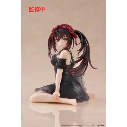 Date A Live V PVC Soška Desktop Cute Figure Kurumi Tokisaki Nightwear Ver. 13 cm fotografii produktu