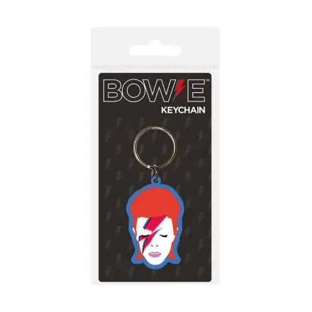 David Bowie Gumová Klíčenka Aladdin Sane 6 cm fotografii produktu